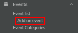Adding a new event