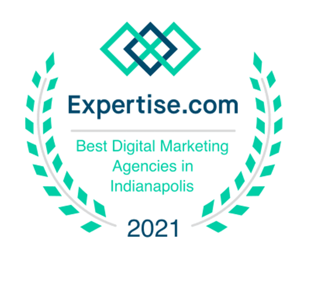 Expertise best digital marketing agencies in Indianapolis 2021 award graphic