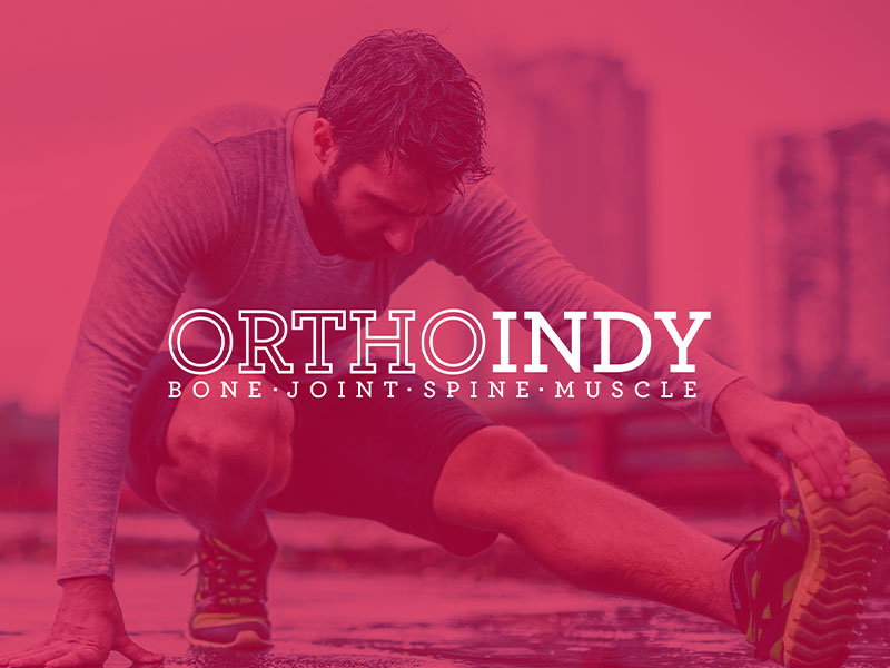 logo for OrthoIndy, one of TBH Creative’s orthopedic web design and marketing clients