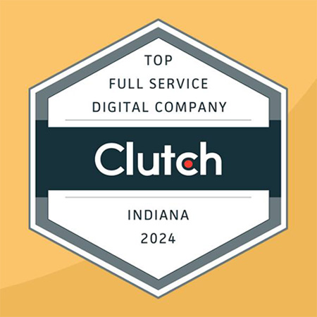 Clutch top full service digital company 2024 Indiana award