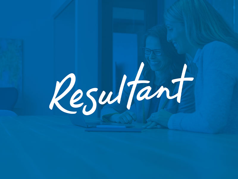 logo for Resultant, one of TBH Creative’s B2B digital marketing clients