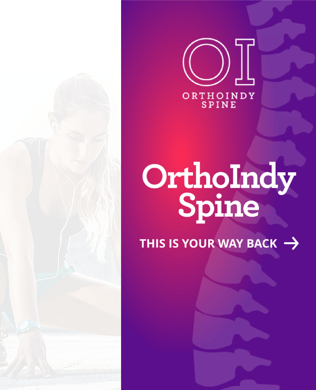 OrthoIndy spine campaign theme
