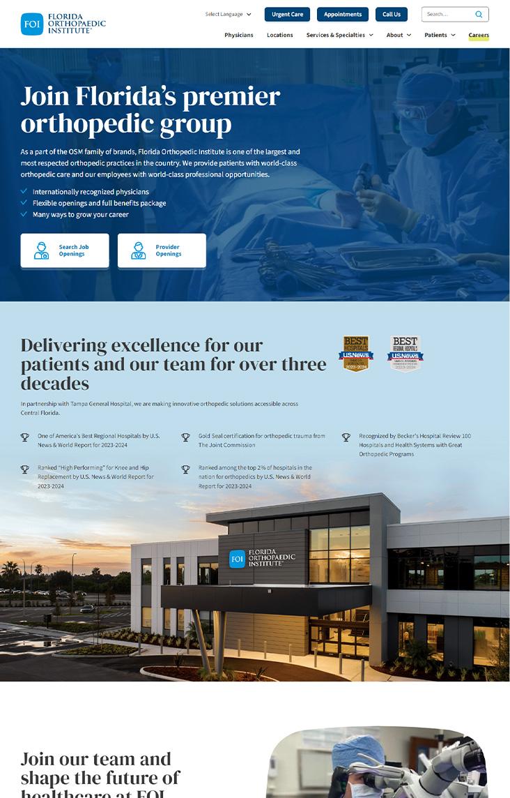 Careers page