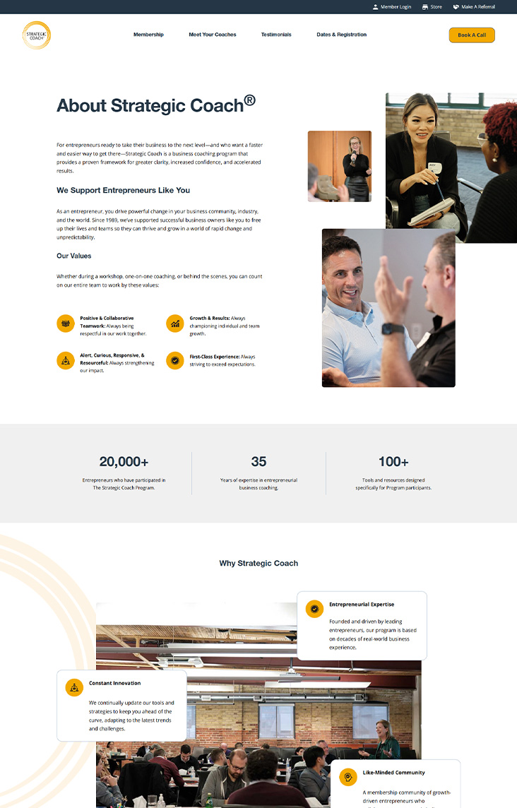 About page