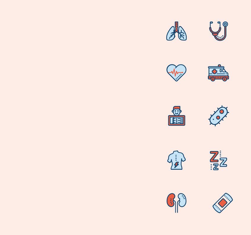 HCH custom icons background graphic