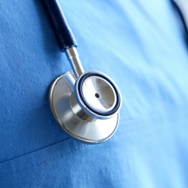 Close-up of stethoscope - general healthcare brand photo