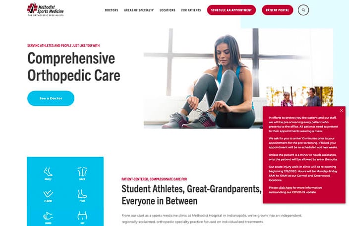 Methodist Sports Medicine alerts preview