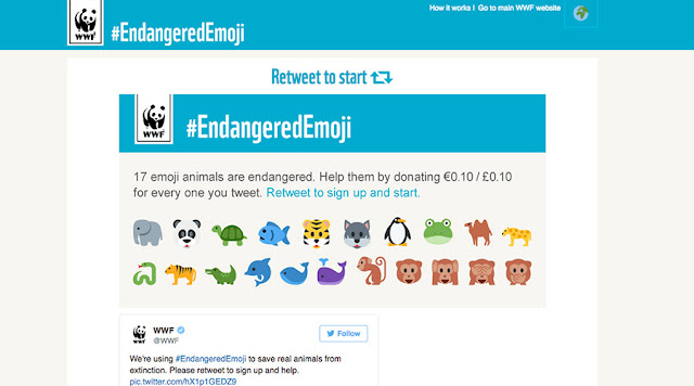 WWF Endangered Emojis campaign