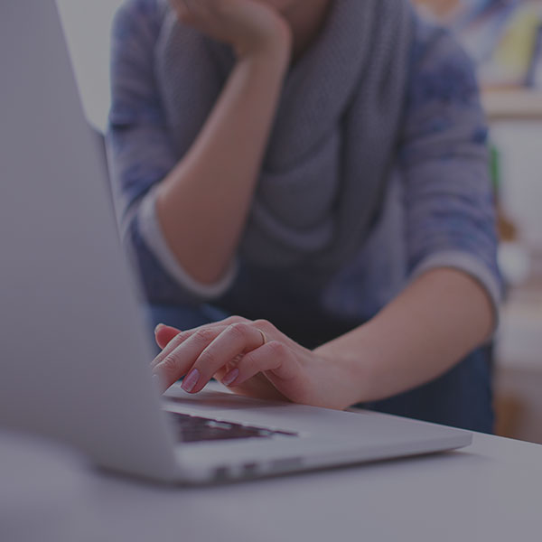 woman at computer