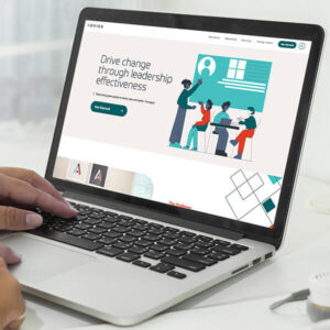 Homepage for ADVISA’s B2B web design