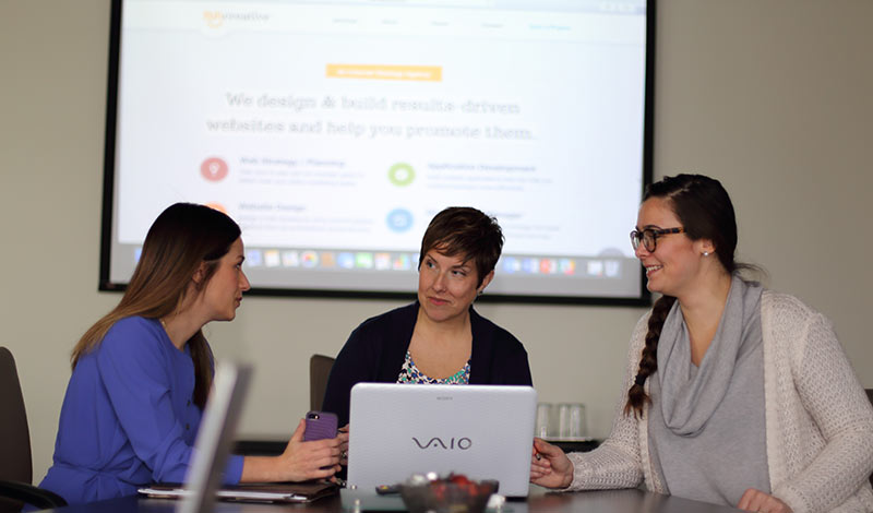 digital marketing team meeting