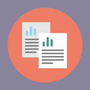 digital annual report illustration