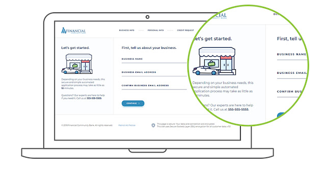 The landing page for Baker Hill’s revamped app