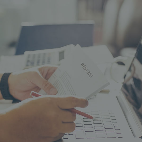 Sorting through resumes