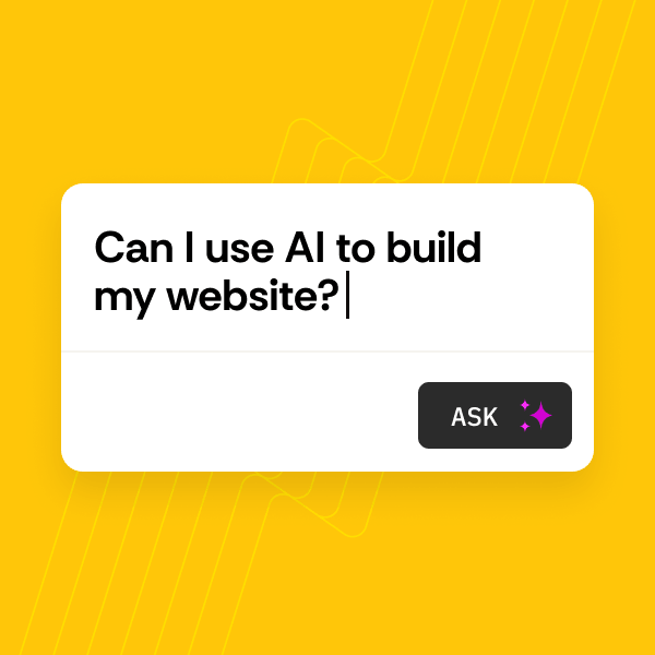 Can I use AI to build my website?