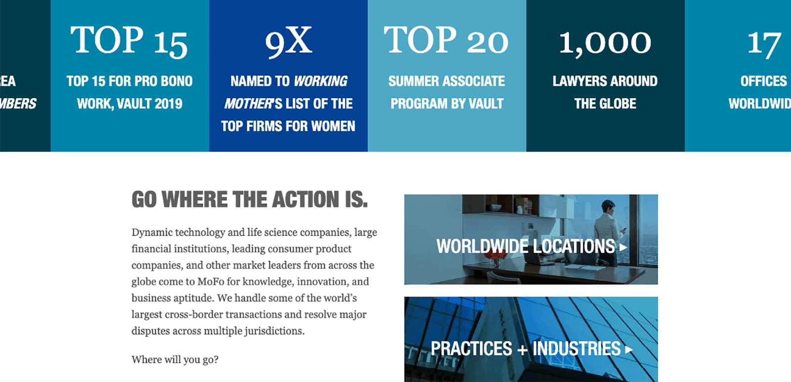 Morrison & Foerster’s careers website