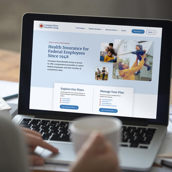Compass Rose Benefits Group new homepage