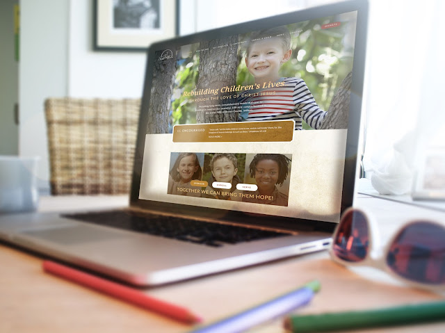 New Website for New Song Mission on laptop