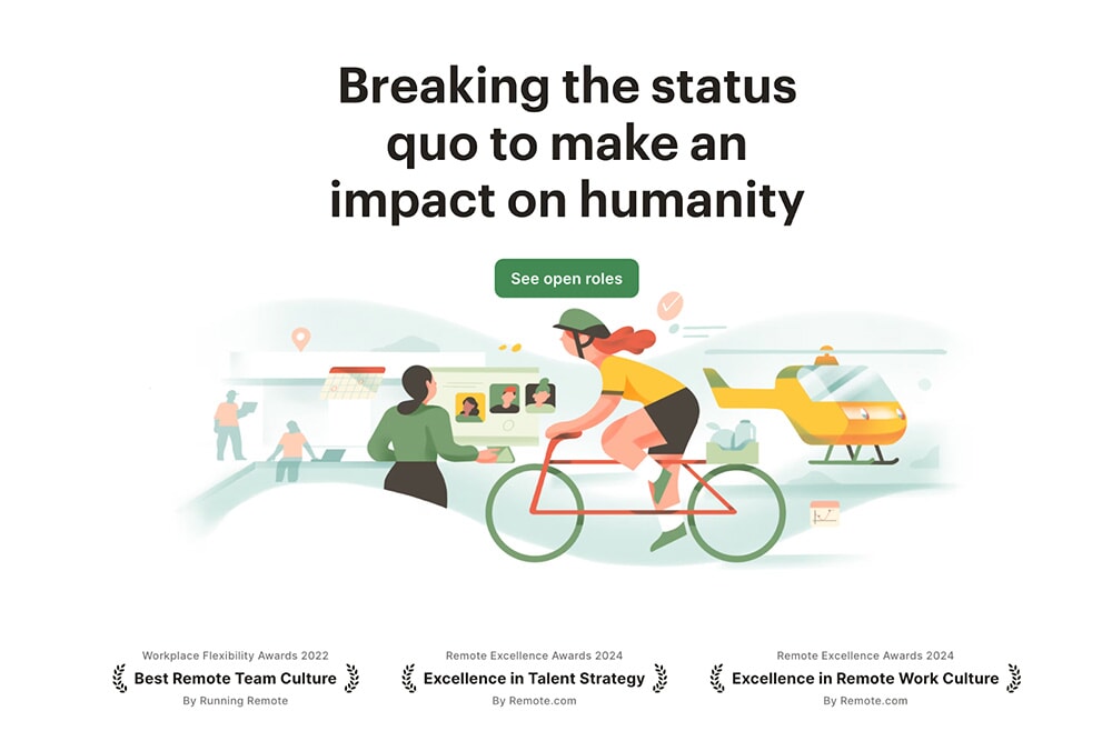 Doist career page hero