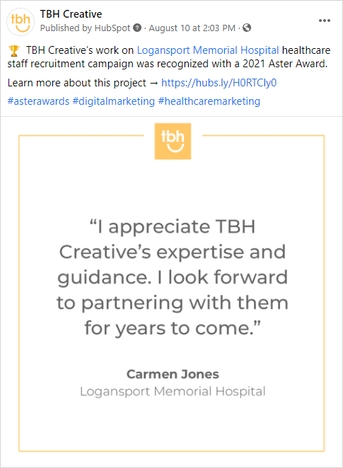 TBH Creative custom graphic template