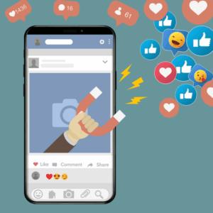 Illustration showing how great facebook ads for healthcare attract new patients