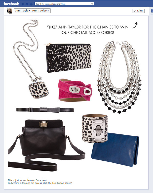 ann taylor welcome page