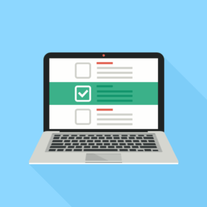 illustration of designer thinking about form accessibility