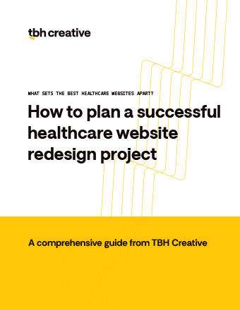 Healthcare Website Redesign guide cover