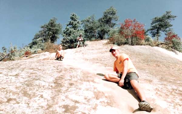 Kennedy Smith at Indian's Staircase in Red River Gorge
