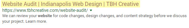 Search engine results