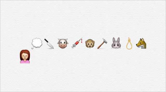 PETA Cruelty Beyond Words emoji campaign