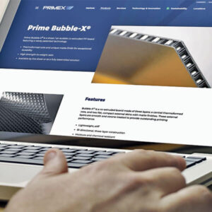 Customer finds what he needs from on the new website Primex created as part of their recent B2B web design project