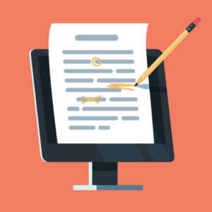 Website content marked up for production readiness