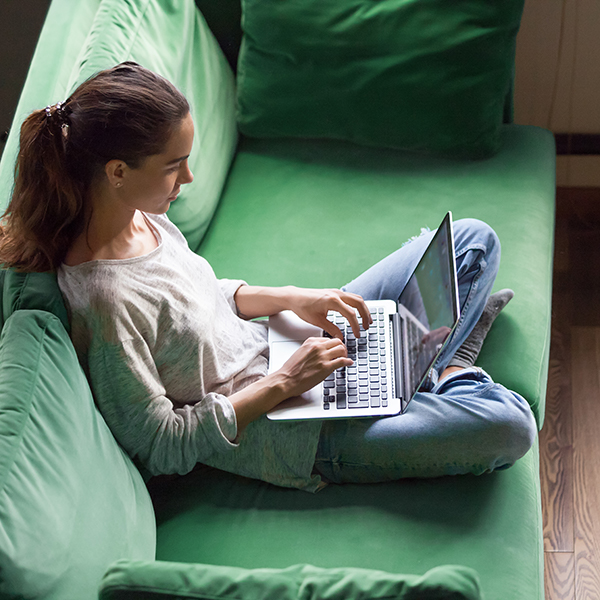 developer coding a website