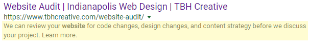 Search engine results