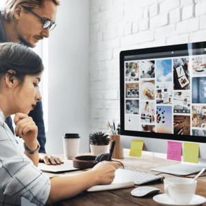 creating social media visual content