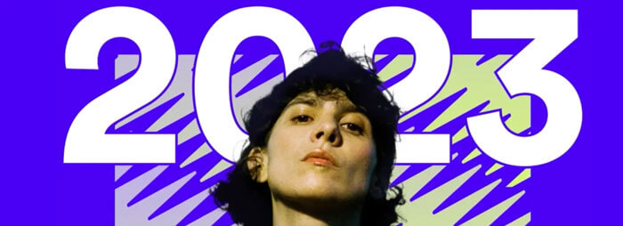 Promo graphic from the 2023 Spotify Wrapped campaign