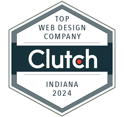 clutch award, top web design company - indiana, 2024