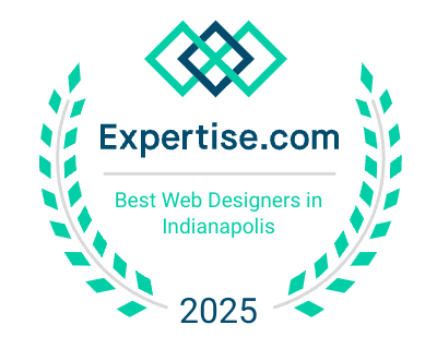 Expertise.com award badge for Best Web Designers in Indianapolis for 2025