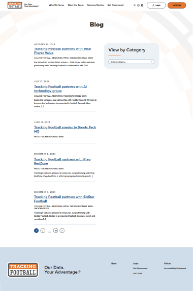 preview of news/blog list