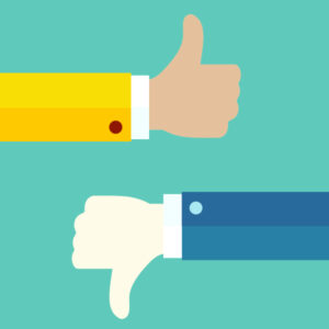 thumbs up, thumbs down: always balance good and bad feedback