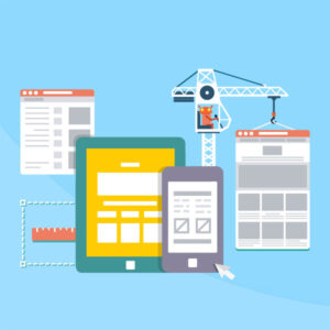 Website functionality illustration