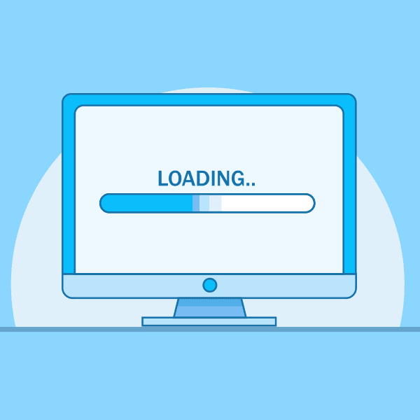 website loading time