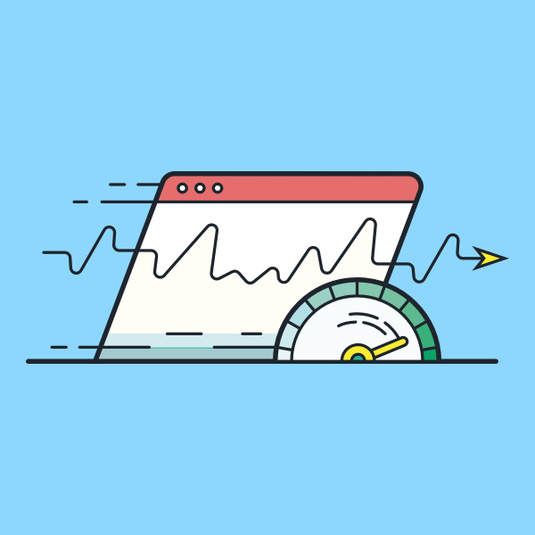 website speedometer graph