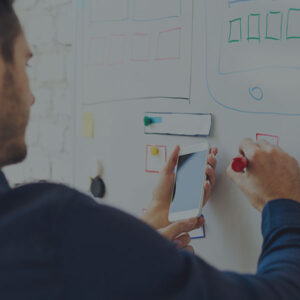 Website design brainstorming session