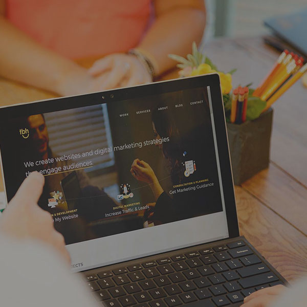 Web design workflow with TBH Creative