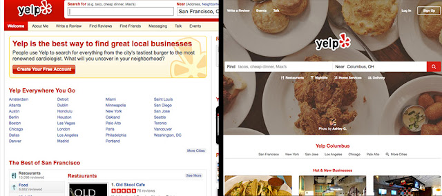 Yelp website